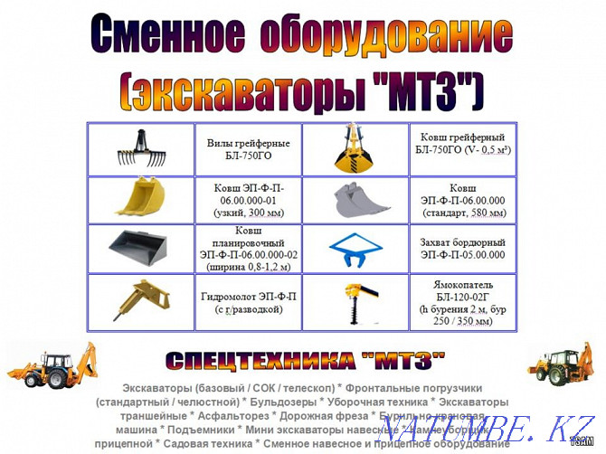 Экскаваторлар тиегіштер – бульдозер "МТЗ Иркутск - изображение 3