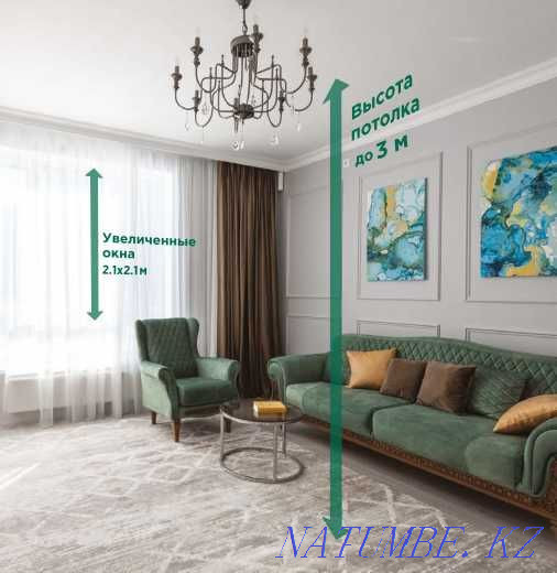 Двухкомнатная квартира Астана - изображение 9