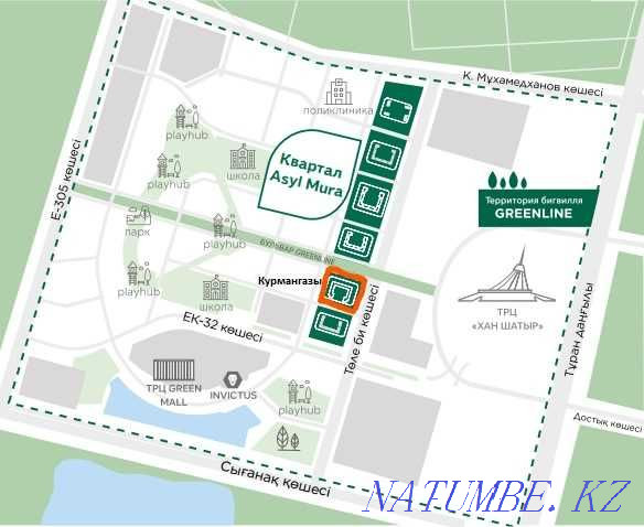 Двухкомнатная квартира Астана - изображение 5