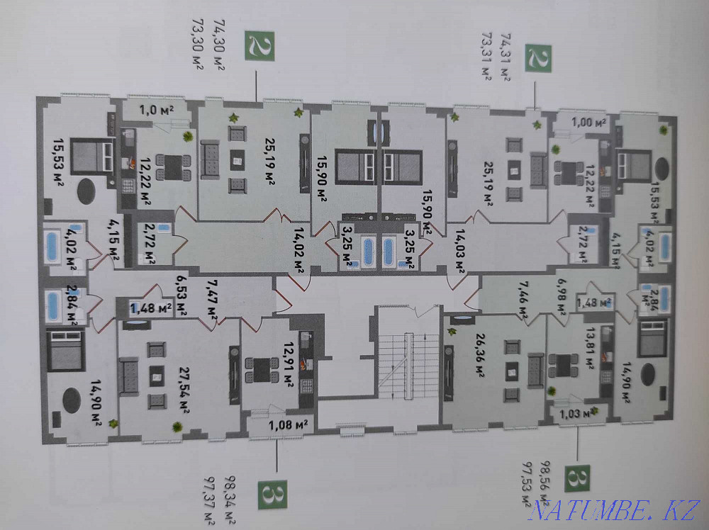 2-room apartment Astana - photo 4