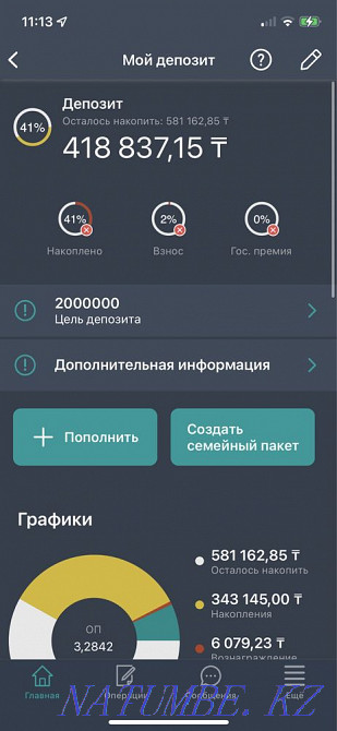 2-room apartment Astana - photo 1