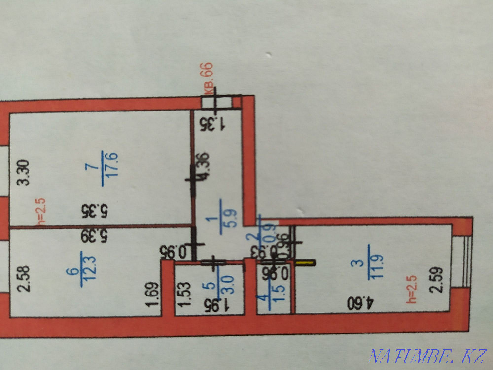 2-room apartment Astana - photo 1