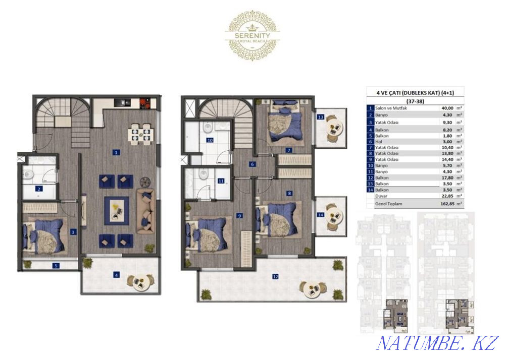 2-room apartment Astana - photo 19