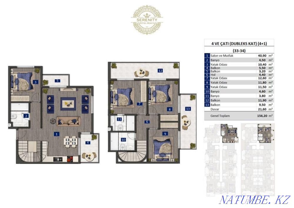 2-room apartment Astana - photo 17