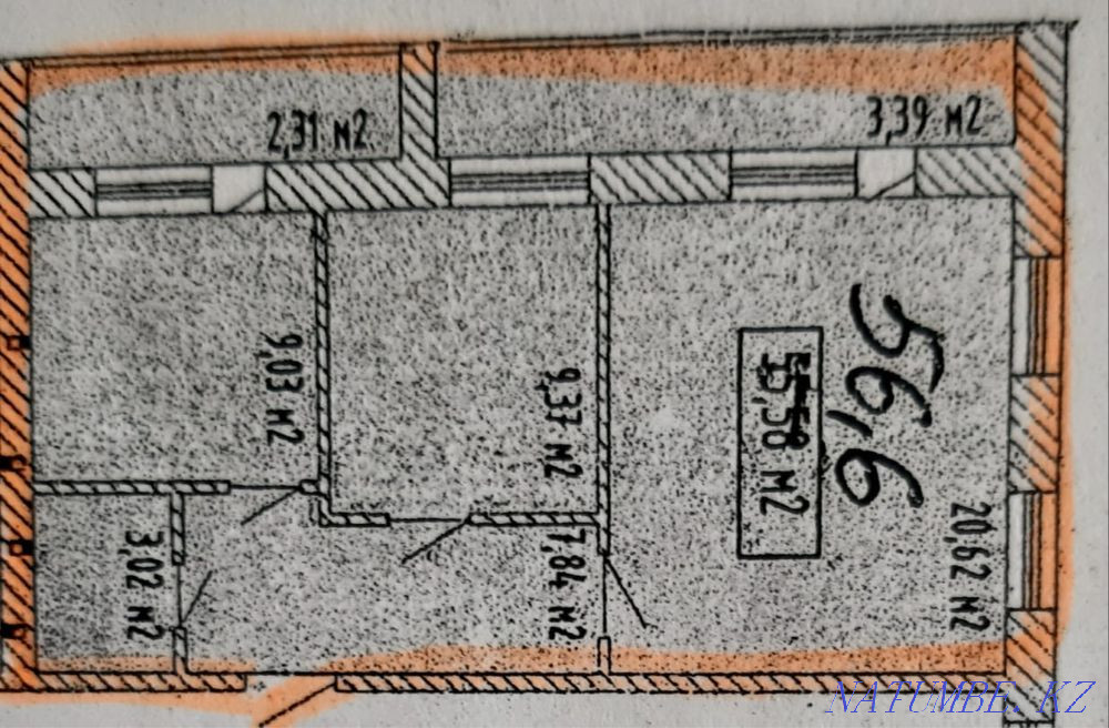 2-room apartment Astana - photo 1