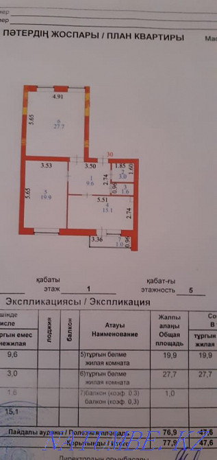 2-room apartment Astana - photo 2