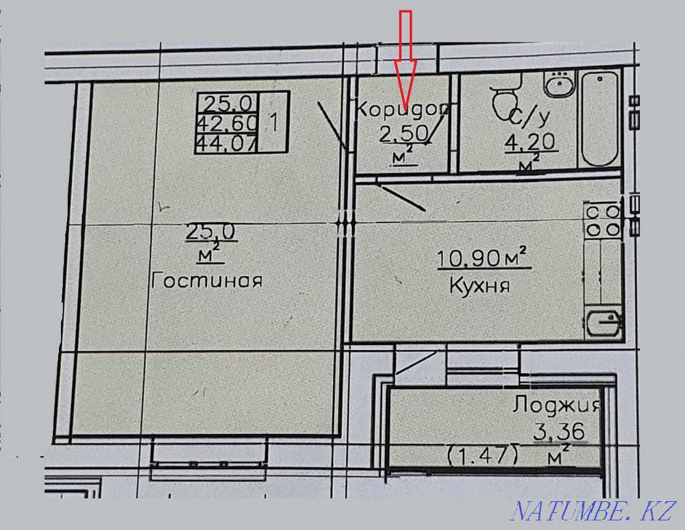 Двухкомнатная квартира Астана - изображение 7