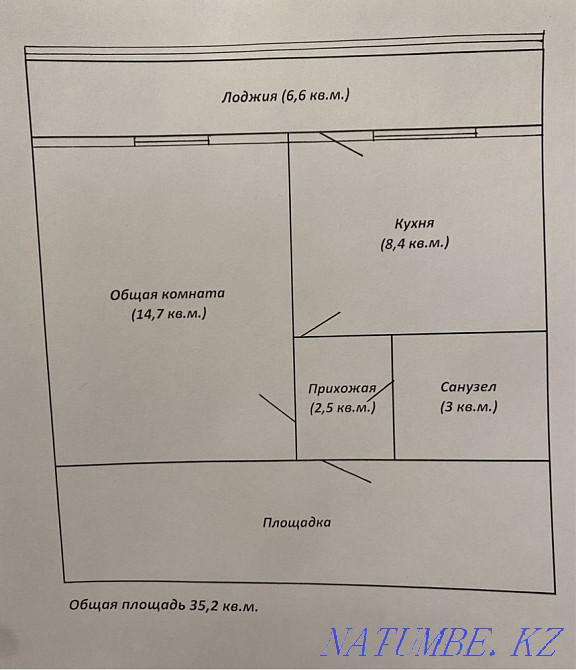 1-room apartment Astana - photo 5