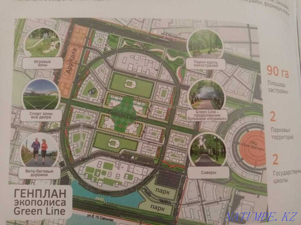 1-room apartment Astana - photo 2