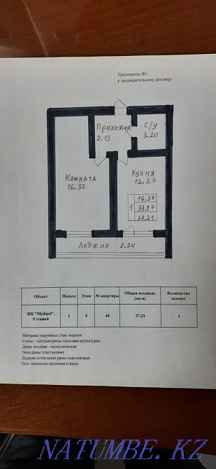 1-room apartment Astana - photo 5