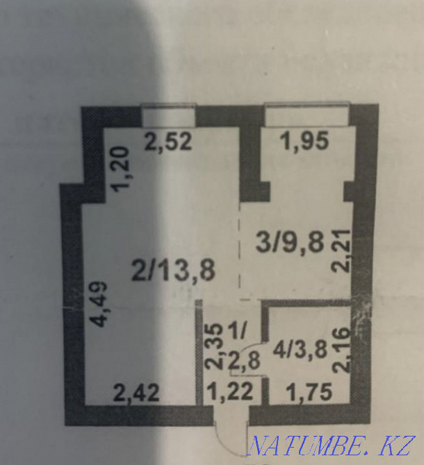 1-room apartment Astana - photo 9