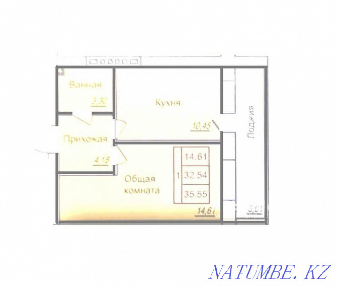 1-room apartment Astana - photo 3