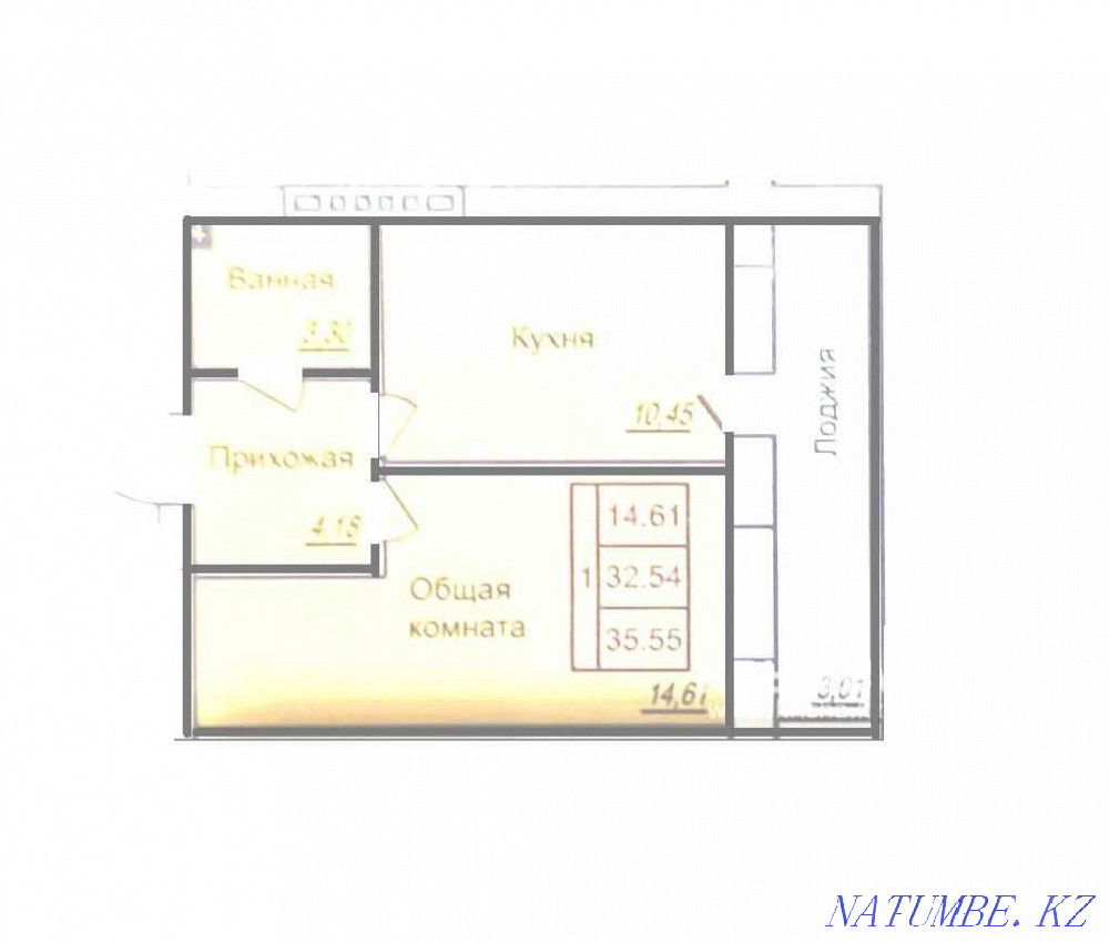1-room apartment Astana - photo 3