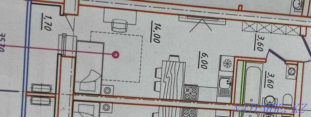 Однокомнатная квартира Астана - изображение 7