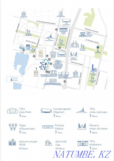 1-room apartment Astana - photo 6