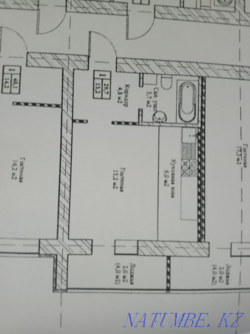 1-room apartment Astana - photo 2