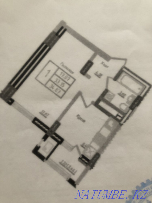 1-room apartment Astana - photo 4