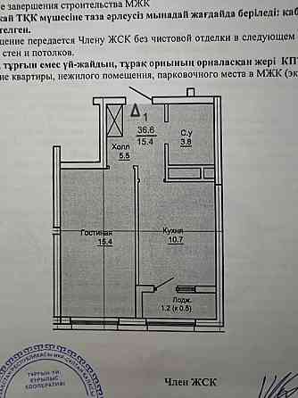 Однокомнатная квартира Astana