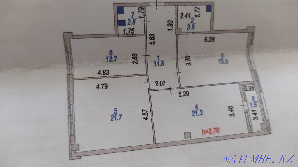 3-room apartment Astana - photo 8