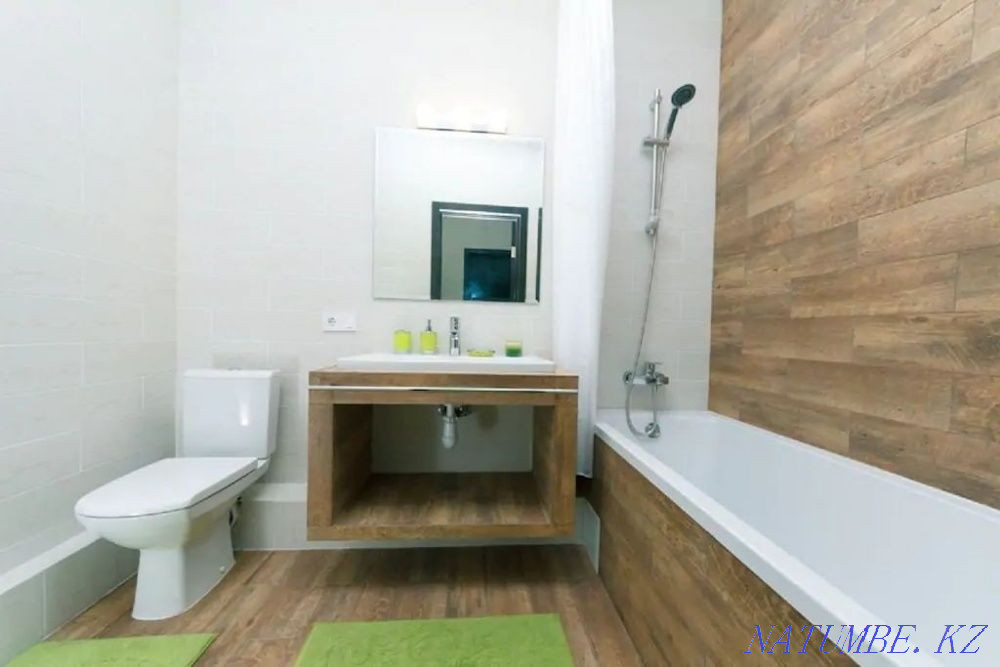 Двухкомнатная посуточно  Алматы - изображение 8