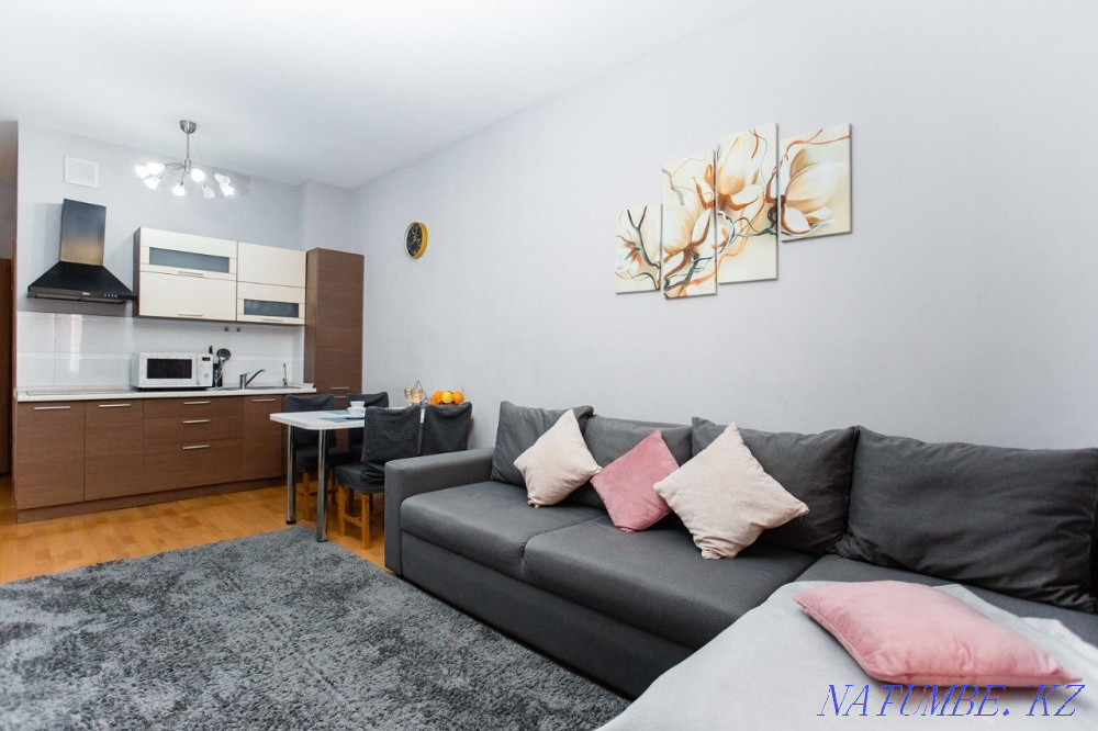 Екі бөлмелі пәтер күнделікті жалға беріледі   Алматы - изображение 4