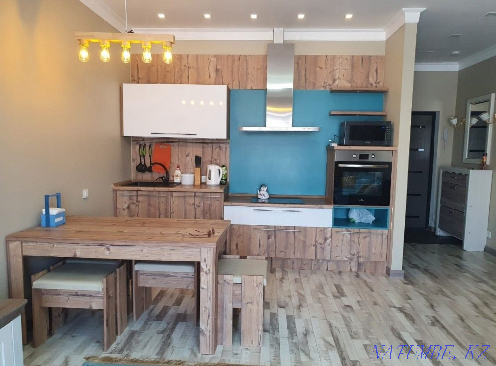 Екі бөлмелі пәтер күнделікті жалға беріледі   Алматы - изображение 5