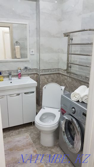 Екі бөлмелі пәтер күнделікті жалға беріледі   Алматы - изображение 16