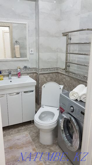 Екі бөлмелі пәтер күнделікті жалға беріледі   Алматы - изображение 16