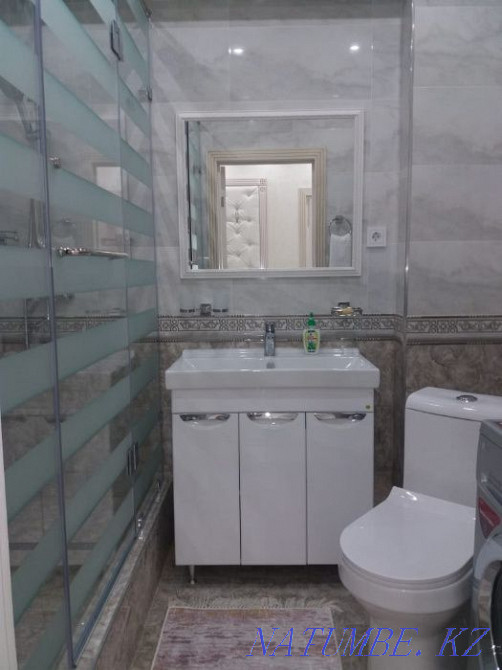 Екі бөлмелі пәтер күнделікті жалға беріледі   Алматы - изображение 12