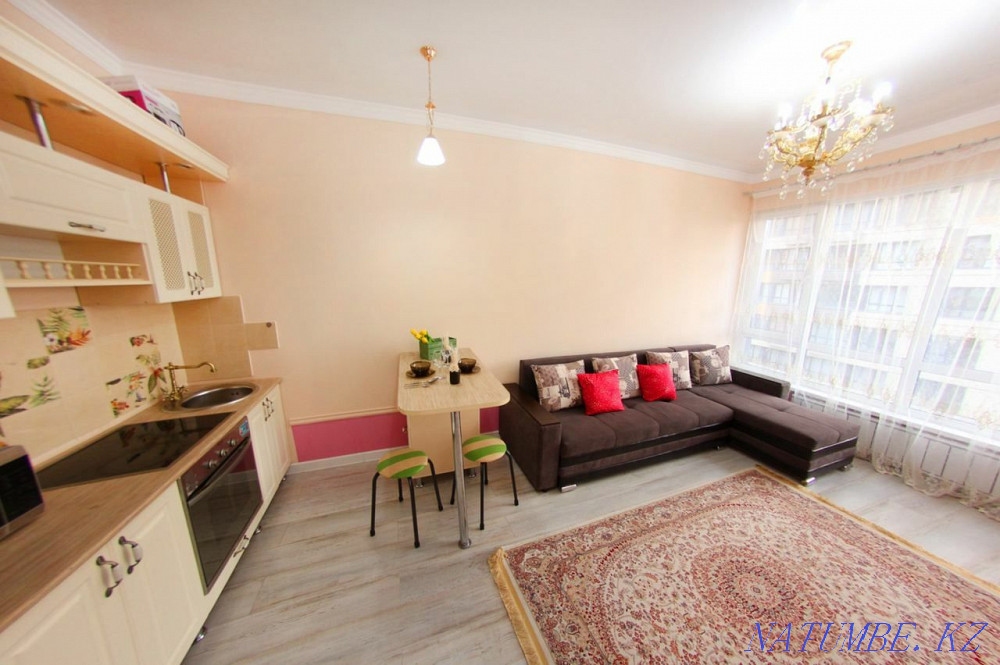 Екі бөлмелі пәтер күнделікті жалға беріледі   Алматы - изображение 9