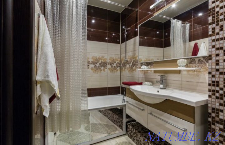 Екі бөлмелі пәтер күнделікті жалға беріледі   Алматы - изображение 5