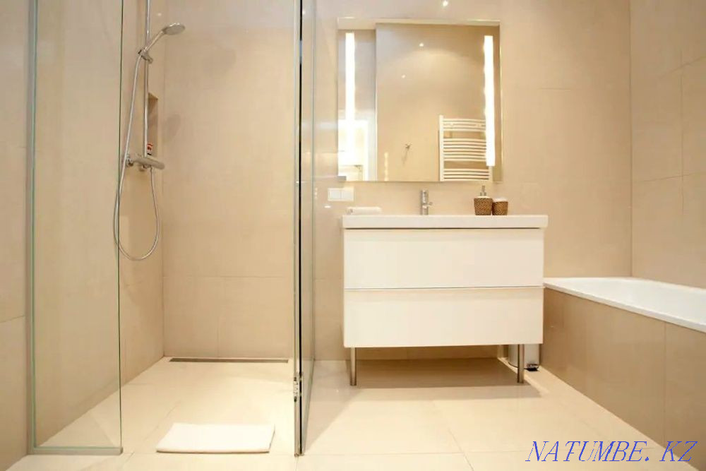 Двухкомнатная посуточно  Алматы - изображение 4