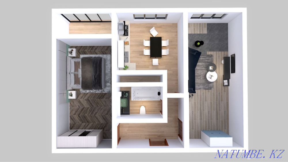 2-room apartment Almaty - photo 6