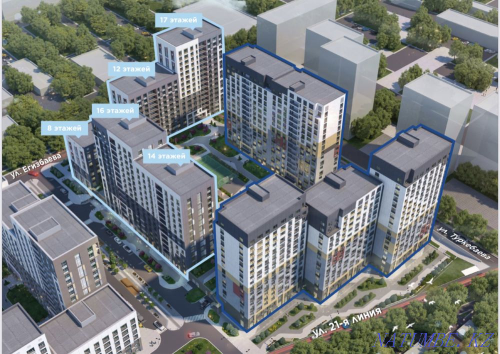 2-room apartment Almaty - photo 3