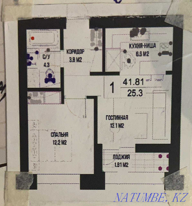 2-room apartment Almaty - photo 4