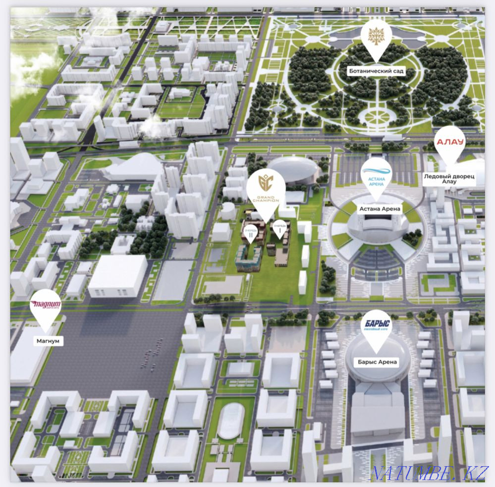 1-room apartment Almaty - photo 2