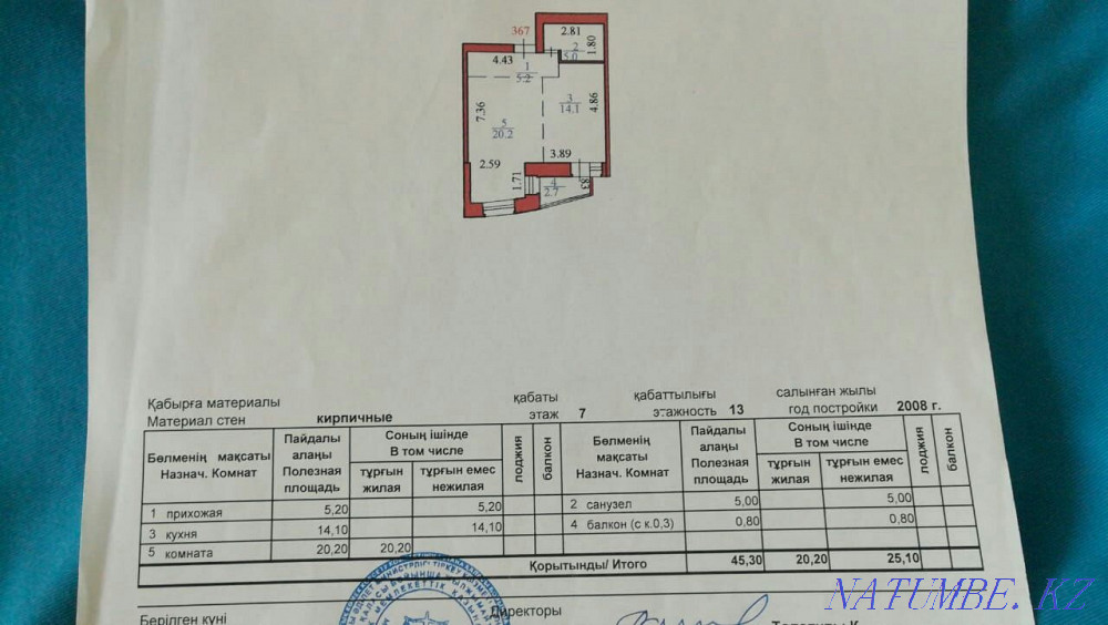 1-room apartment Almaty - photo 5