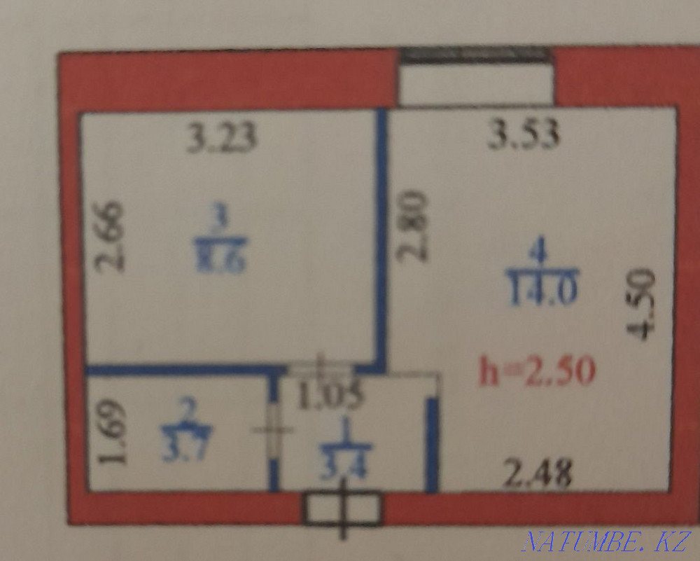 1-room apartment Almaty - photo 10