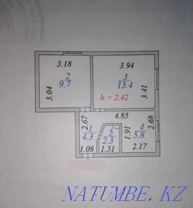 1-room apartment Almaty - photo 1