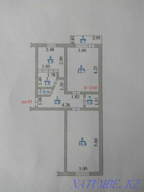 2-room apartment Almaty - photo 9