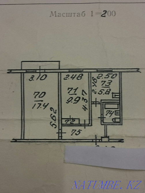2 бөлмелі пәтер  Алматы - изображение 1