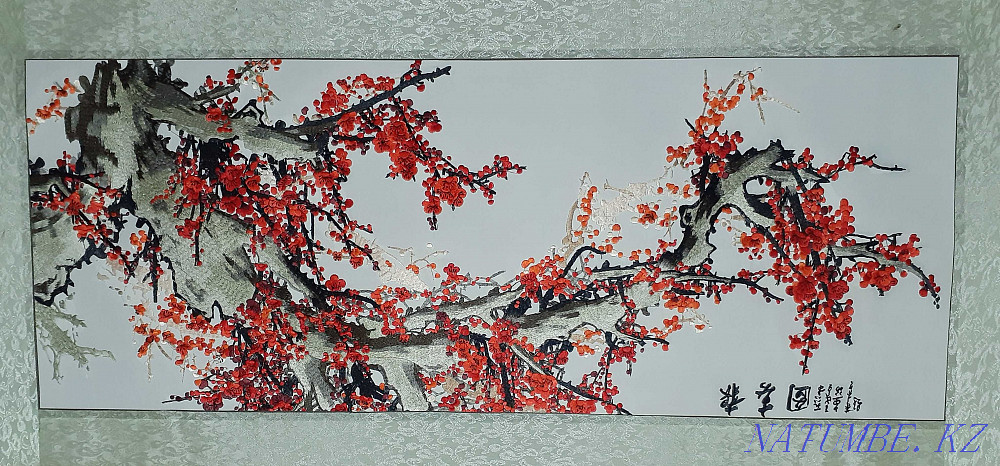 An exclusive hand-embroidered painting sized 120x50! Almaty - photo 8