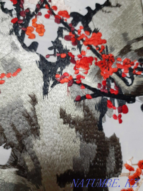 An exclusive hand-embroidered painting sized 120x50! Almaty - photo 3