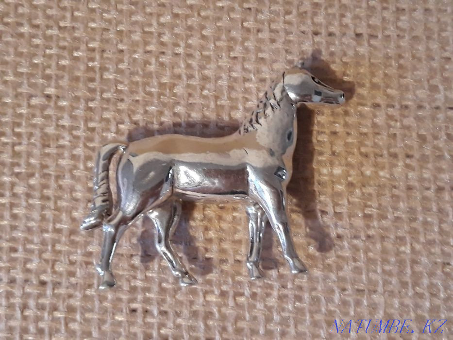 Sculpture-souvenir "Horse". Silver. Almaty - photo 4