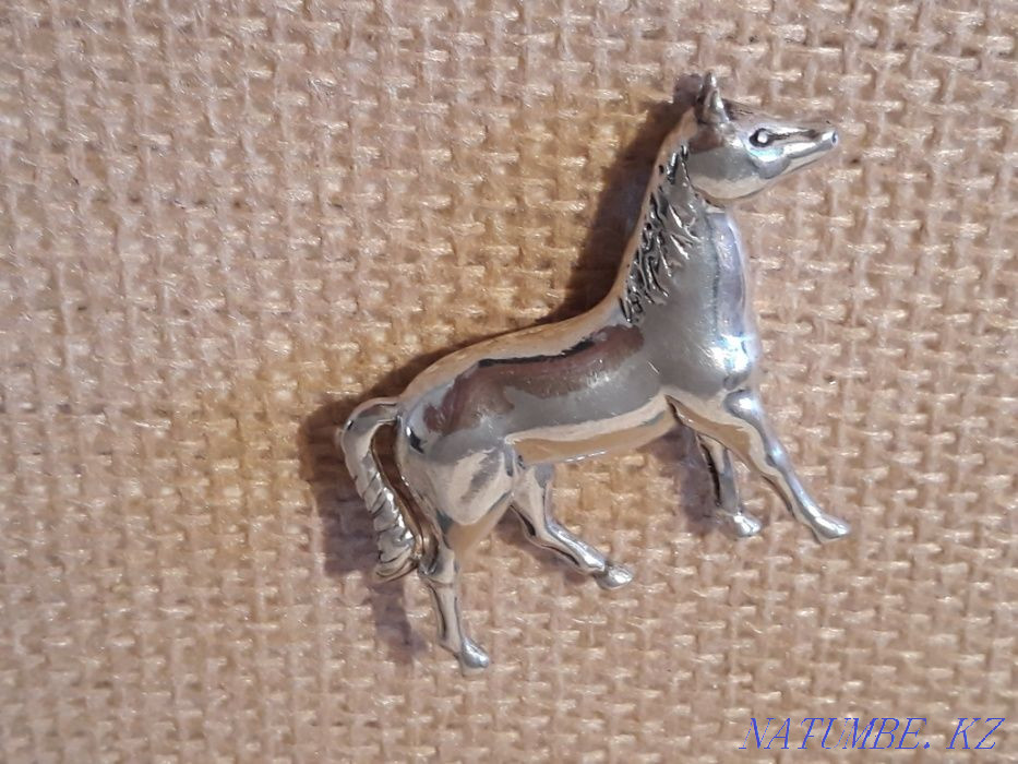 Sculpture-souvenir "Horse". Silver. Almaty - photo 6