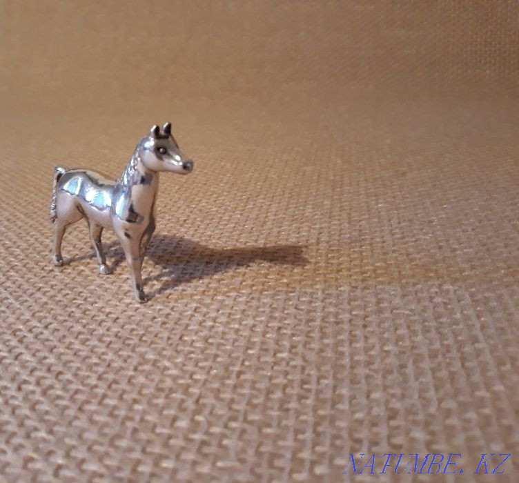 Sculpture-souvenir "Horse". Silver. Almaty - photo 8
