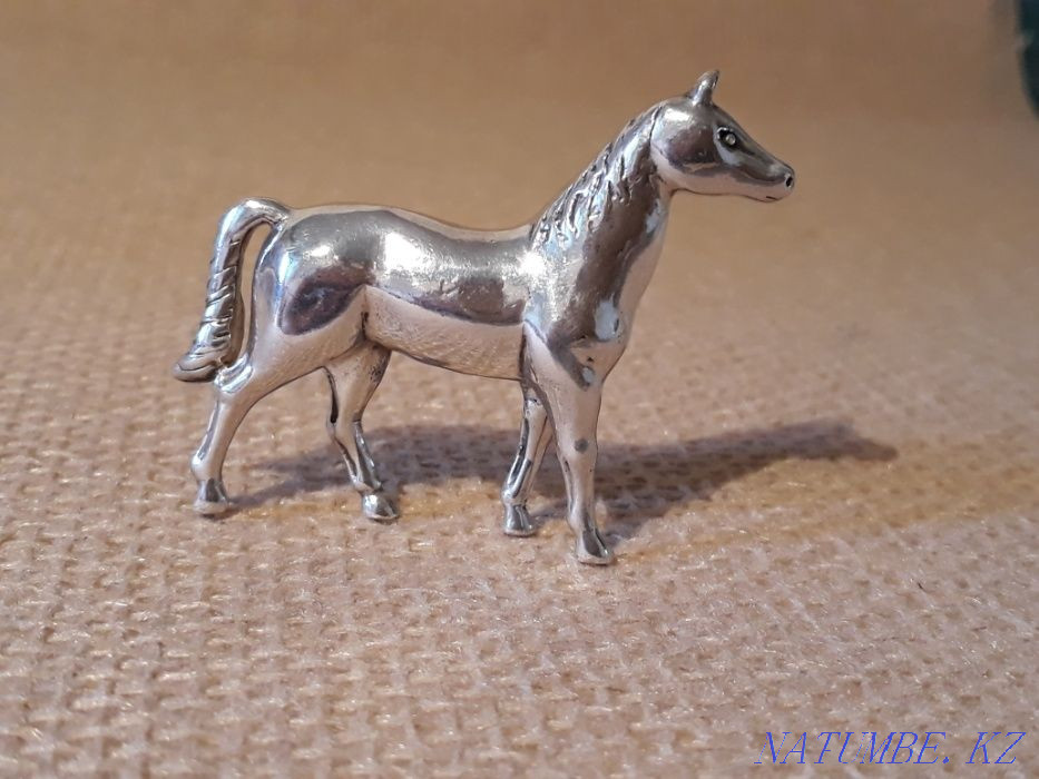 Sculpture-souvenir "Horse". Silver. Almaty - photo 2