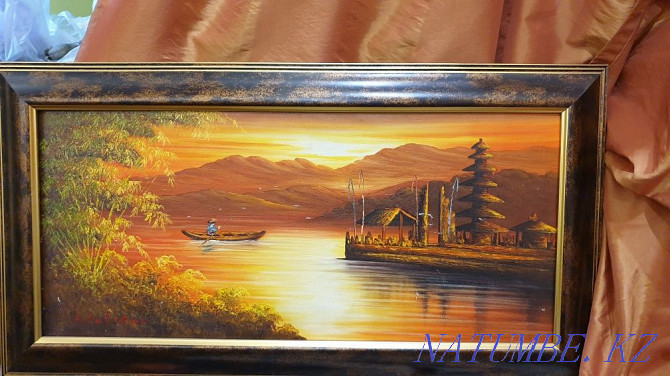 Oil painting Bally Island. Almaty - photo 1