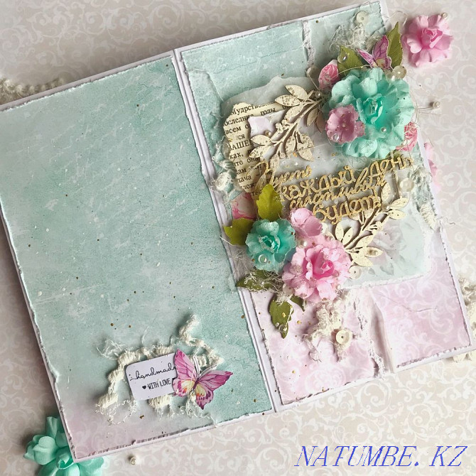 Handmade postcard Almaty - photo 2