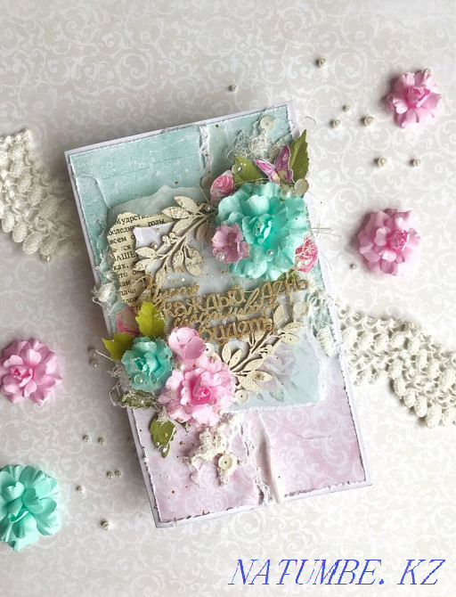 Открытка ручной работы Алматы - изображение 1